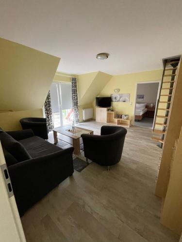Χώρος καθιστικού στο Suite Hotel Villa Erika