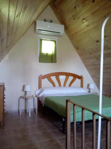 Ένα ή περισσότερα κρεβάτια σε δωμάτιο στο Camping la Pedrera