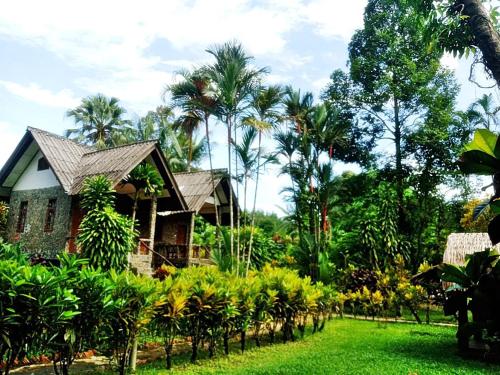Jardin de l'établissement Tree Tops River Huts