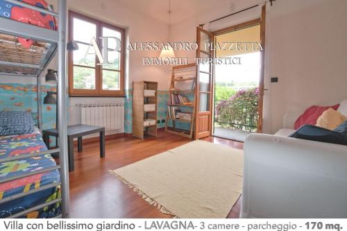 Postel nebo postele na pokoji v ubytování Villa Marinin - con splendido giardino e vicino ad oasi naturalistica