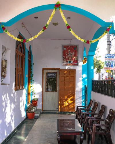 Posezení v ubytování Jagannath guest house