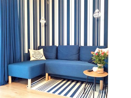 Posezení v ubytování Apartamenty Marynarskie 100m od plaży
