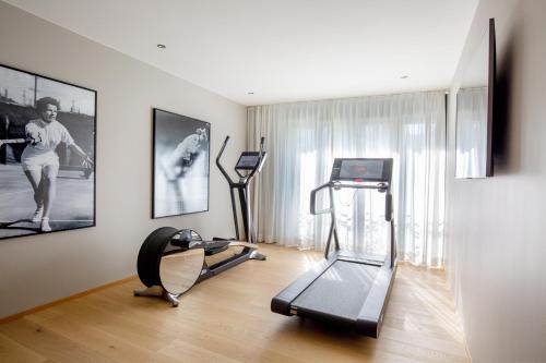 Fitness centrum a/nebo fitness zařízení v ubytování Hotel Ascovilla Charming Hideway