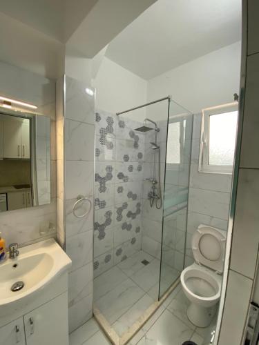 Ένα μπάνιο στο Hotel Andrea