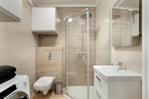 Kúpeľňa v ubytovaní Gdynia Mare Apartment