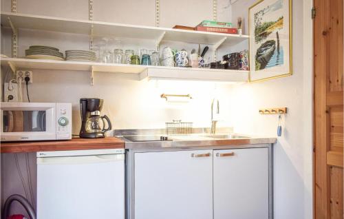 Kuchyň nebo kuchyňský kout v ubytování Gorgeous Home In Vassmolsa With Kitchen