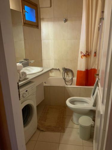 Koupelna v ubytování Village Dimopoulos