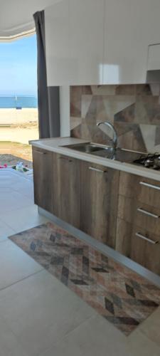 Dapur atau dapur kecil di CAMPING TRE ARCHI