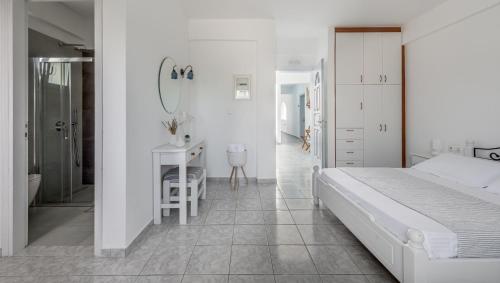 Hotel Ippocampos Studiosにあるベッド
