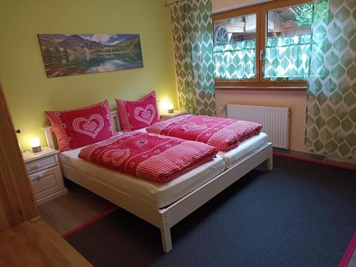 Postel nebo postele na pokoji v ubytování Ferienwohnung Bruni Bock