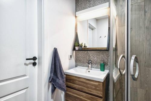 Kúpeľňa v ubytovaní Archirent Apartament Waryńskiego
