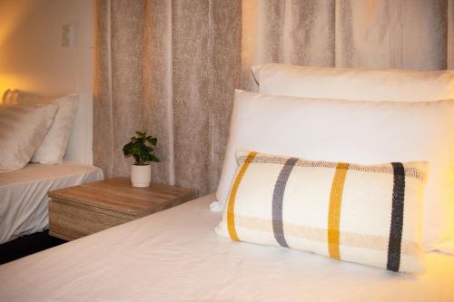 Postel nebo postele na pokoji v ubytování K - Town Hotel