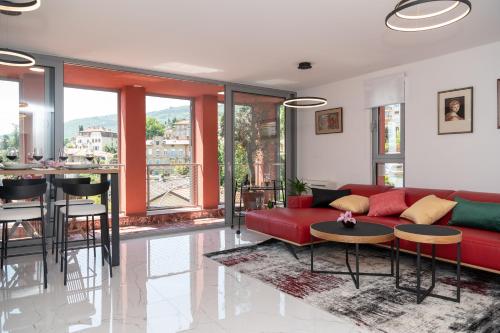 Χώρος καθιστικού στο Stella Exclusive Apartment Center of Opatija