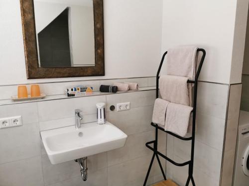 Et badeværelse på Zeitlos Bodensee