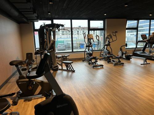 Γυμναστήριο ή/και όργανα γυμναστικής στο Apartament Polanki Aqua A408