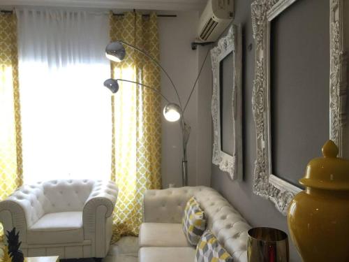 Zona de estar de Apartamento ático de diseño en Fuengirola