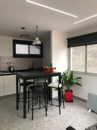 Η κουζίνα ή μικρή κουζίνα στο TuPuntodePartida# Depto en Vistalba para turistas #Precio en dolar#