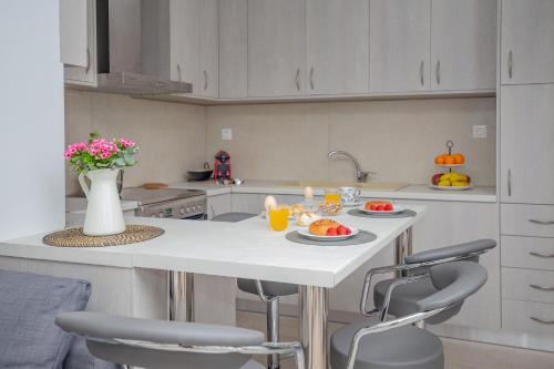 Kuchyň nebo kuchyňský kout v ubytování Nicolas Home