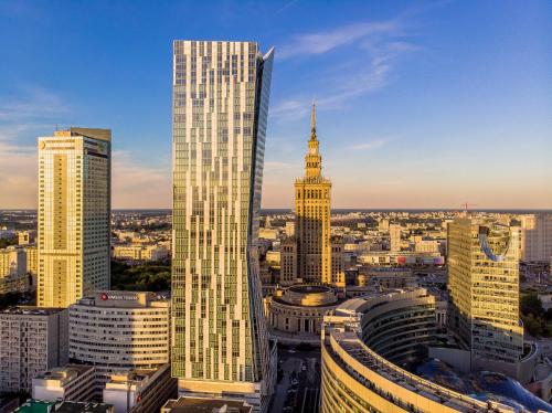 Výhľad na mesto Varšava alebo výhľad na mesto priamo z apartmánu