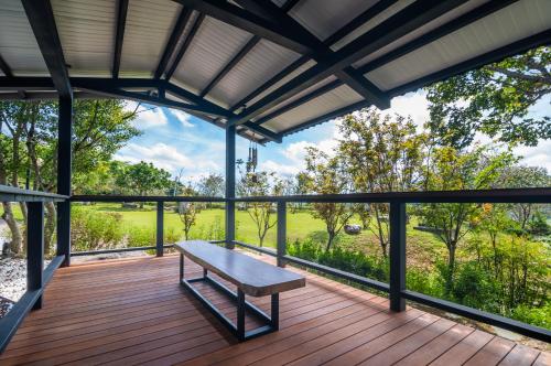 Un balcón o terraza de 逢春園Feng Chun Villa