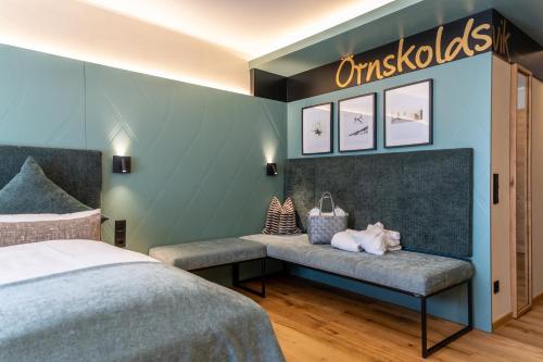 Postel nebo postele na pokoji v ubytování Hotel Jens Weissflog