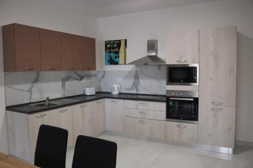 Cuina o zona de cuina de Seaside Accomodation