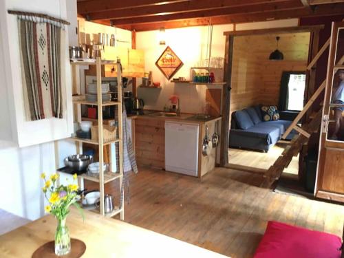 Kuchyň nebo kuchyňský kout v ubytování Chalet Le Blij / Centre Station La Foux