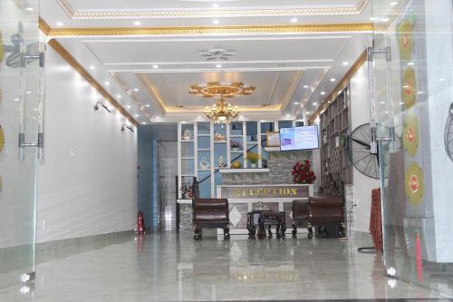 Preddverje oz. recepcija v nastanitvi Quang Thang Cat Ba hotel