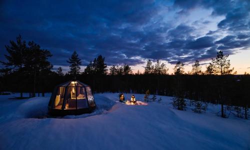 Northern Lodges Mountain Lodge v zimě