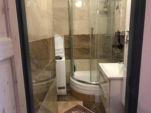 Kúpeľňa v ubytovaní APARTMEN PRAHA