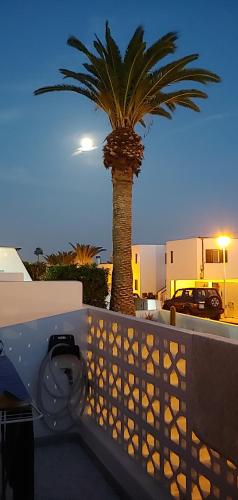 A balcony or terrace at Los Arbustos