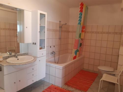 Koupelna v ubytování Ferienwohnung Haus Graf