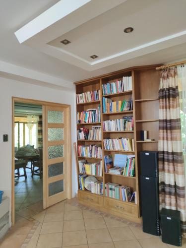 Knihovna v bed and breakfast