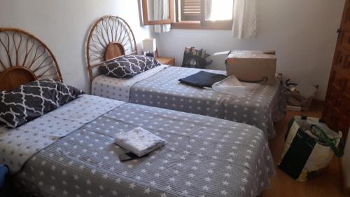 Posteľ alebo postele v izbe v ubytovaní Apartamento en Denia