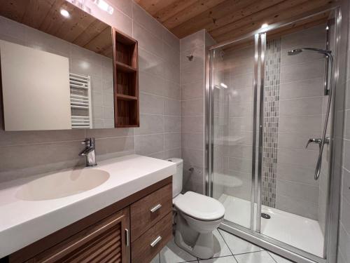 Phòng tắm tại Crystal 14 - Appartement centre village
