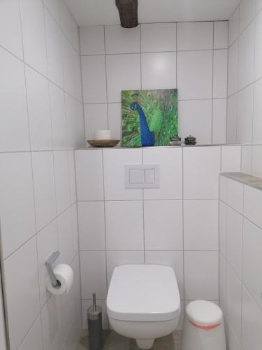 Koupelna v ubytování Ferienhaus in Rumke