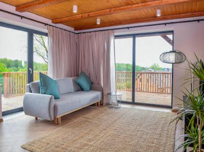 Balkón nebo terasa v ubytování Nini House Dunajek