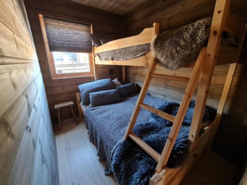 Litera o literas de una habitación en Hygge på fjellet