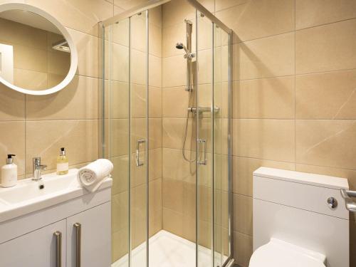 Koupelna v ubytování Bellman Cottage