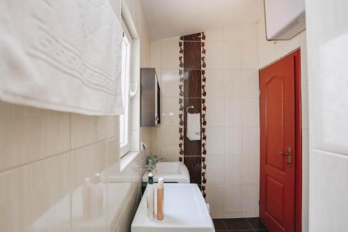 Koupelna v ubytování Villa Agava