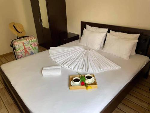 En eller flere senge i et værelse på Apartment Sairme