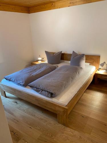 Postel nebo postele na pokoji v ubytování Haus Emma