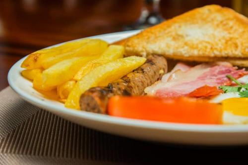 Mad på bed and breakfast-stedet eller i nærheden