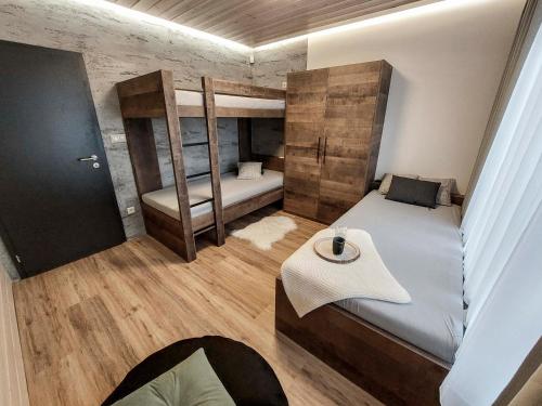 Posteľ alebo postele v izbe v ubytovaní Wellness chalet Vénus