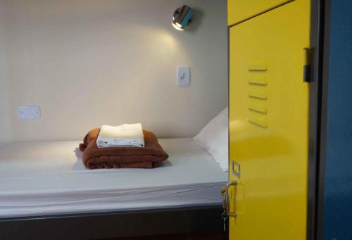 Ein Bett oder Betten in einem Zimmer der Unterkunft Aurora Hostel Rio