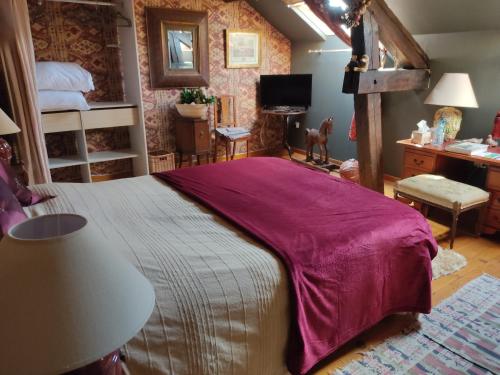 Katil atau katil-katil dalam bilik di Les quatre vents