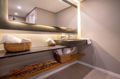 Koupelna v ubytování Jangal das Araucárias Swan Design Hotel Canela