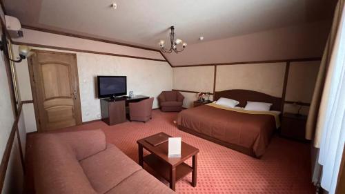 Postel nebo postele na pokoji v ubytování Hotel Complex Bahus