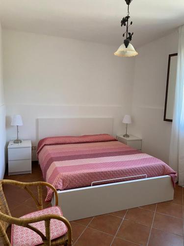 Cama o camas de una habitación en Villa casa della Zagara