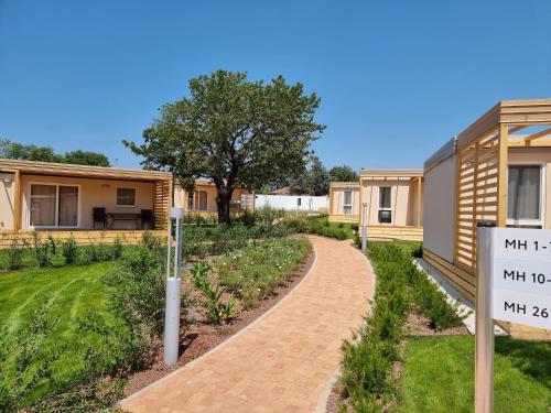 Eurocamp Mobile Homes at FKK Naturist Campsite Ulika
